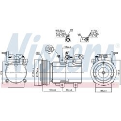 Kompresor klimatizácie NISSENS 89238 - obr. 4