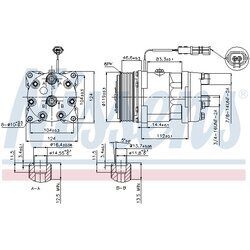 Kompresor klimatizácie NISSENS 89459 - obr. 4