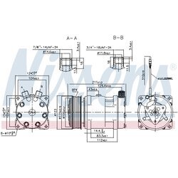 Kompresor klimatizácie NISSENS 89632 - obr. 4