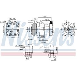 Kompresor klimatizácie NISSENS 89813 - obr. 5