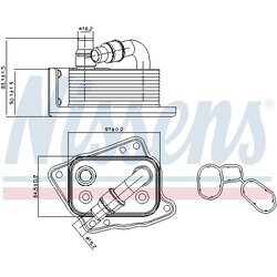 Chladič motorového oleja NISSENS 90688 - obr. 5