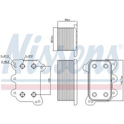 Chladič motorového oleja NISSENS 90746 - obr. 6