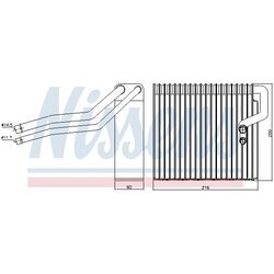 Výparník klimatizácie NISSENS 92184 - obr. 4