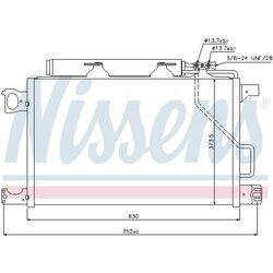 Kondenzátor klimatizácie NISSENS 940100 - obr. 4
