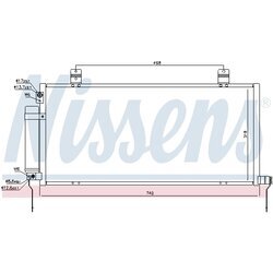 Kondenzátor klimatizácie NISSENS 940164 - obr. 5