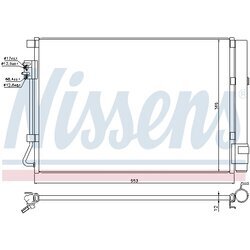 Kondenzátor klimatizácie NISSENS 940248 - obr. 4