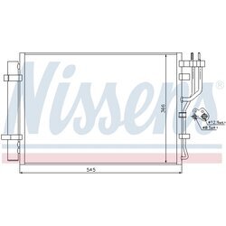 Kondenzátor klimatizácie NISSENS 940251 - obr. 5