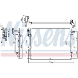 Kondenzátor klimatizácie NISSENS 940406 - obr. 5
