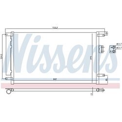 Kondenzátor klimatizácie NISSENS 940424 - obr. 4