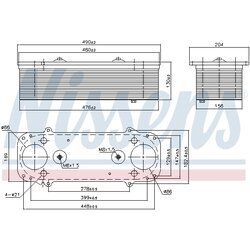 Chladič plniaceho vzduchu NISSENS 961500 - obr. 5