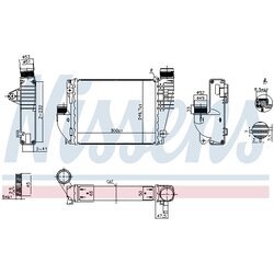 Chladič plniaceho vzduchu NISSENS 961523 - obr. 5