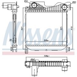 Chladič plniaceho vzduchu NISSENS 96273 - obr. 4