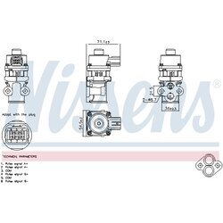 EGR ventil NISSENS 98368