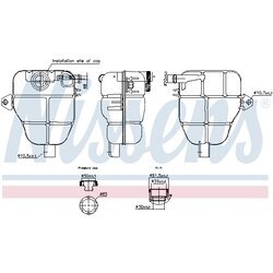 Vyrovnávacia nádobka chladiacej kvapaliny NISSENS 996218