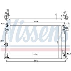 Chladič motora NISSENS 606838 - obr. 4