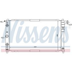 Chladič motora NISSENS 616591 - obr. 4