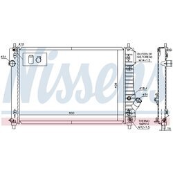 Chladič motora NISSENS 616904 - obr. 5