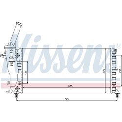 Chladič motora NISSENS 61893 - obr. 4