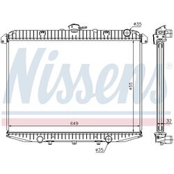 Chladič motora NISSENS 62070A - obr. 4