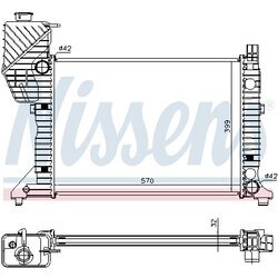 Chladič motora NISSENS 62687A - obr. 5