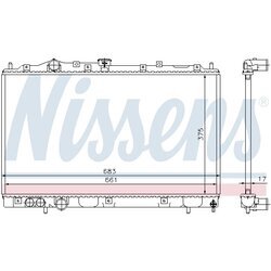 Chladič motora NISSENS 628591 - obr. 4