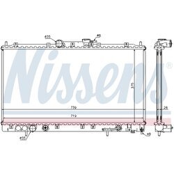 Chladič motora NISSENS 62869A - obr. 5