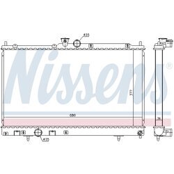 Chladič motora NISSENS 628956 - obr. 4