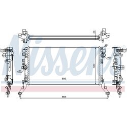 Chladič motora NISSENS 637619 - obr. 4