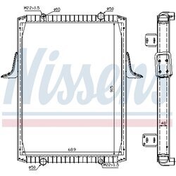 Chladič motora NISSENS 63821A