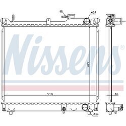 Chladič motora NISSENS 641756 - obr. 5