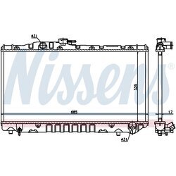 Chladič motora NISSENS 64712 - obr. 4