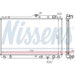 Chladič motora NISSENS 647721 - obr. 4