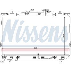 Chladič motora NISSENS 67489 - obr. 1