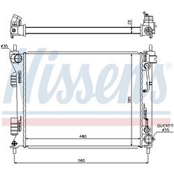 Chladič motora NISSENS 675002 - obr. 4