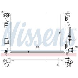 Chladič motora NISSENS 675014 - obr. 4