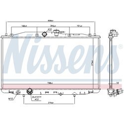 Chladič motora NISSENS 68604 - obr. 4