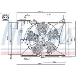 Ventilátor chladenia motora NISSENS 85227 - obr. 5