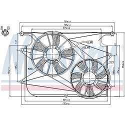 Ventilátor chladenia motora NISSENS 85610 - obr. 5