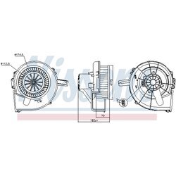 Vnútorný ventilátor NISSENS 87435 - obr. 5