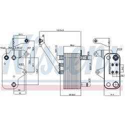 Chladič oleja automatickej prevodovky NISSENS 90952 - obr. 8