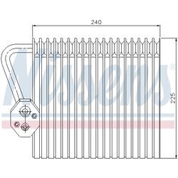 Výparník klimatizácie NISSENS 92167 - obr. 4