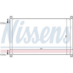 Kondenzátor klimatizácie NISSENS 94533 - obr. 4