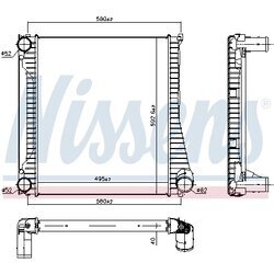 Chladič plniaceho vzduchu NISSENS 96422 - obr. 4