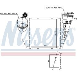 Chladič plniaceho vzduchu NISSENS 96487 - obr. 4