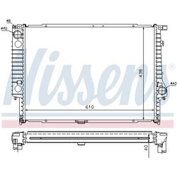 Chladič motora NISSENS 60596A - obr. 4