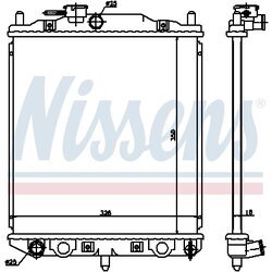 Chladič motora NISSENS 61762 - obr. 4