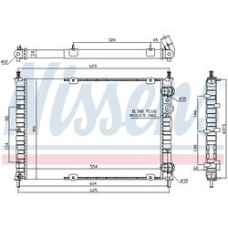 Chladič motora NISSENS 61879A - obr. 4