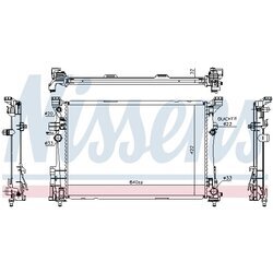 Chladič motora NISSENS 627063 - obr. 5