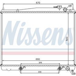 Chladič motora NISSENS 62916 - obr. 5