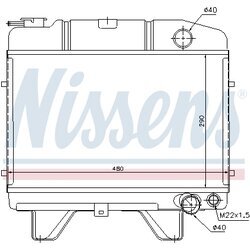 Chladič motora NISSENS 63470 - obr. 4